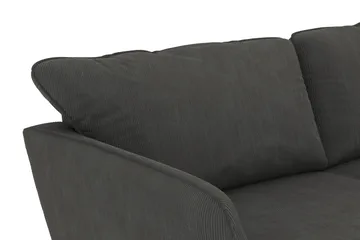 Trend Lyx 3-sits Högervänd L-formad Divansoffa i Manchester - Mörkgrå - Möbler - Soffa - Divansoffor & schäslongsoffa