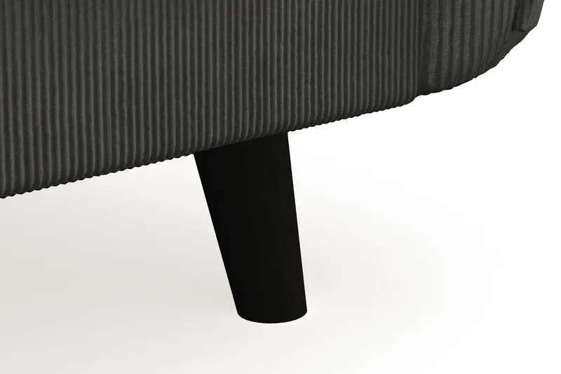 Trend Lyx 3-sits Högervänd L-formad Divansoffa i Manchester - Mörkgrå - Möbler - Soffa - Divansoffor & schäslongsoffa