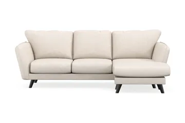 Trend Lyx 3-sits Högervänd L-formad Divansoffa i Tyg - Beige - Möbler - Soffa - Divansoffor & schäslongsoffa