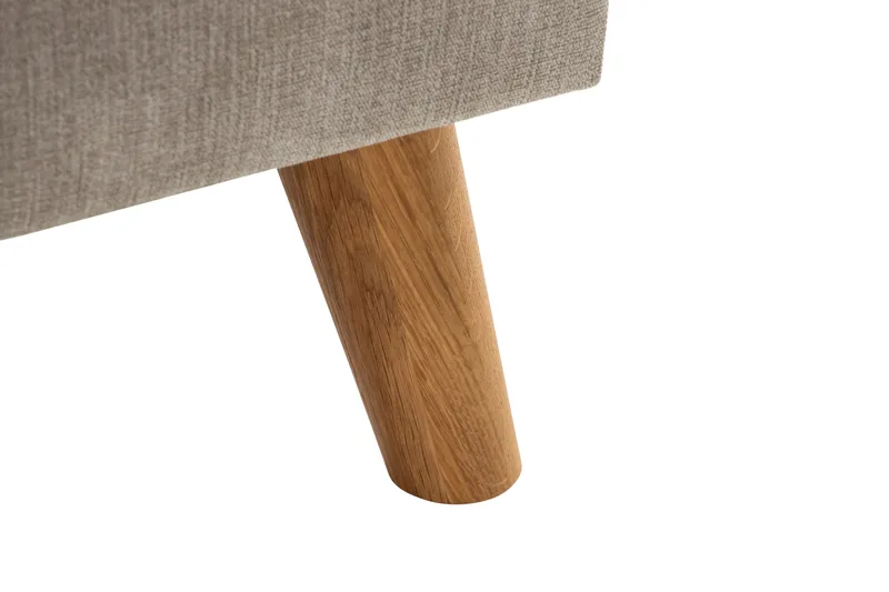 Trend Lyx 3-sits Högervänd L-formad Divansoffa i Tyg - Beige - Möbler - Soffa - Divansoffor & schäslongsoffa