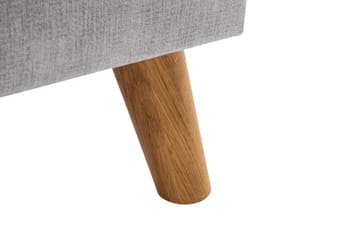 Trend Lyx 3-sits Vänstervänd L-formad Divansoffa i Tyg - Ljusgrå - Möbler - Soffa - Divansoffor & schäslongsoffa
