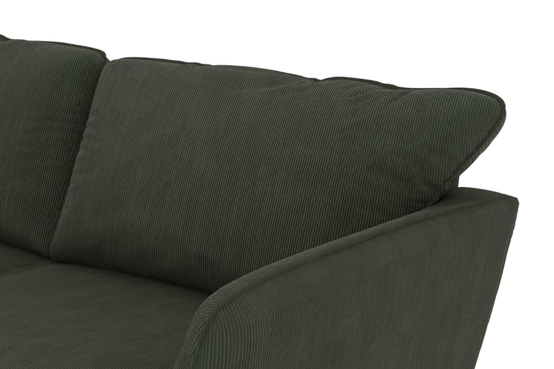 Trend Lyx 4-sits Vänstervänd L-formad Schäslongsoffa i Manchester - Mörkgrön - Möbler - Soffa - Divansoffor & schäslongsoffa