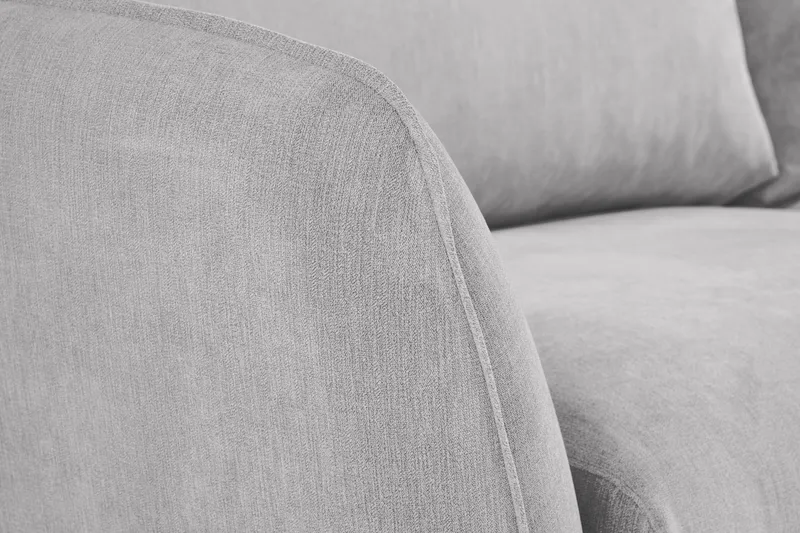 Trend Lyx Schäslongsoffa Vänster - Ljusgrå/Ek - Möbler - Soffa - Divansoffor & schäslongsoffa