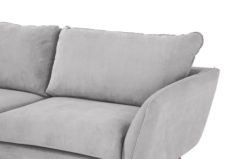 Trend Lyx Schäslongsoffa Vänster - Ljusgrå/Ek - Möbler - Soffa - Divansoffor & schäslongsoffa