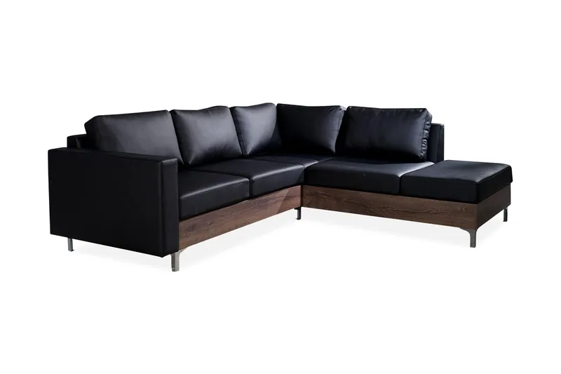Truro 8-sits Soffa Höger, Svart
