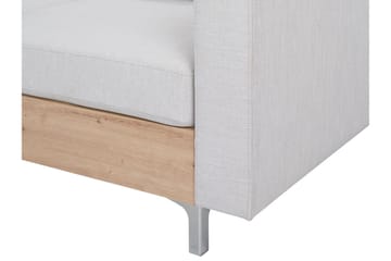 Truro Höger L-formad Divansoffa i Konstläder med Träram - Svart - Möbler - Soffa - Divansoffor & schäslongsoffa