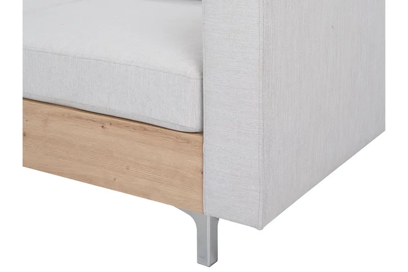 Truro Höger L-formad Divansoffa i Konstläder med Träram - Svart - Möbler - Soffa - Divansoffor & schäslongsoffa
