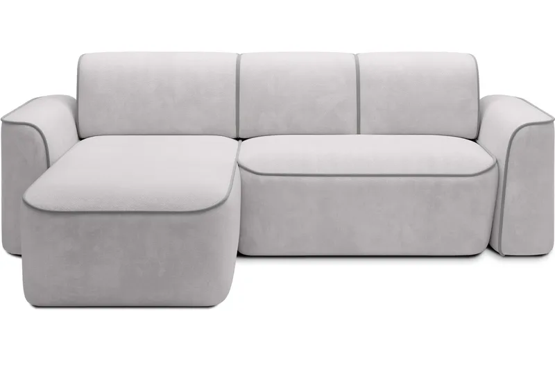Ume 4-sits Soffa med Divan, Grå