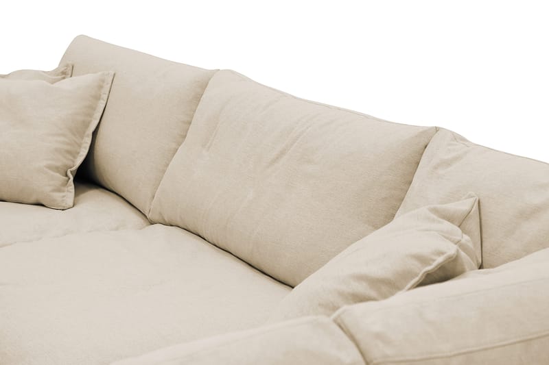 Valencia Extra Djup 4-sits Soffa med Schäslong Höger - Beige - Möbler - Soffa - Divansoffor & schäslongsoffa