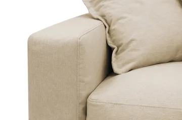 Valencia Extra Djup 4-sits Soffa med Schäslong Höger - Beige - Möbler - Soffa - Divansoffor & schäslongsoffa