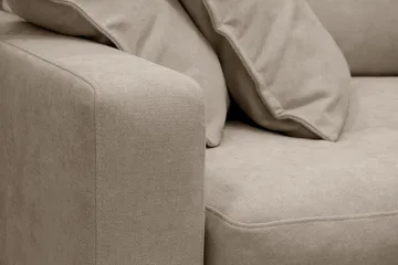 Valencia Extra Djup 4-sits Soffa med Schäslong Höger - Brun - Möbler - Soffa - Divansoffor & schäslongsoffa