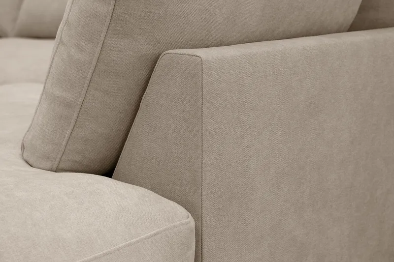 Valencia Extra Djup 4-sits Soffa med Schäslong Höger - Brun - Möbler - Soffa - Divansoffor & schäslongsoffa