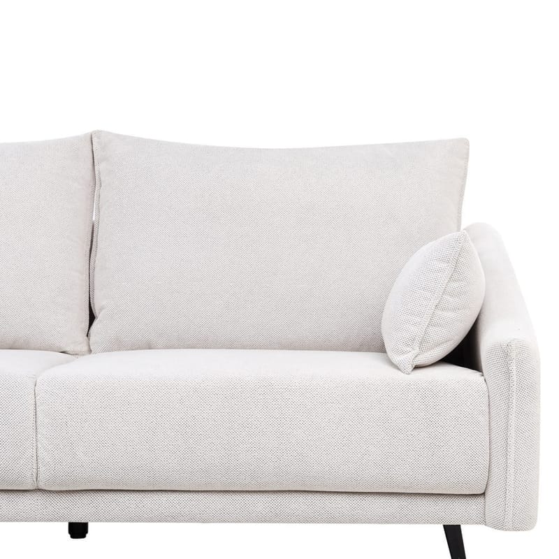 Varde 3-sits Vänstervänd L-formad Hörnsoffa med Divan och Schäslong i Tyg - Ljusbeige - Möbler - Soffa - Divansoffor & schäslongsoffa