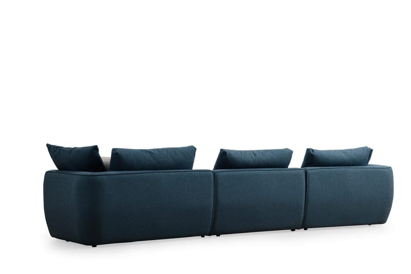 Viimse 3-sits Vänstervänd Divansoffa med Schäslong 365 cm i Tyg - Blå - Möbler - Soffa - Divansoffor & schäslongsoffa