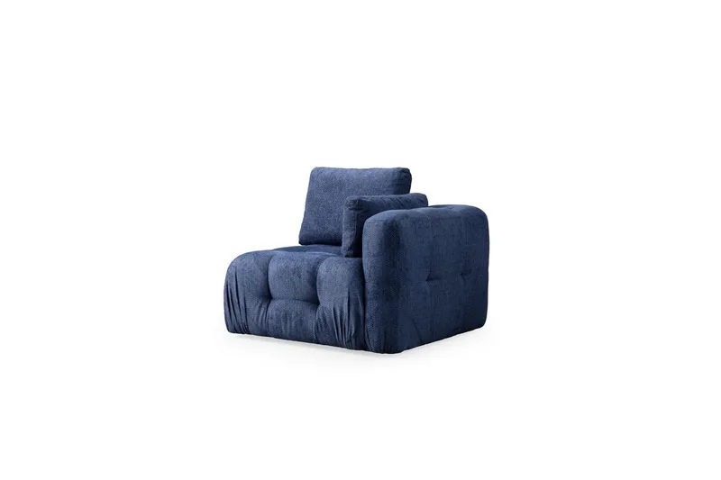 Yvara Soffa med Divan 4-sits - Blå - Möbler - Soffa - Modulsoffor - Komplett modulsoffa
