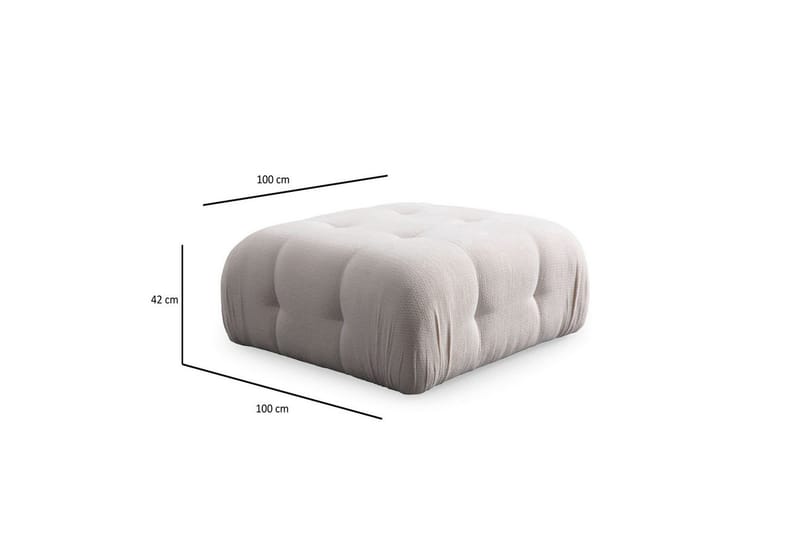 Yvara Soffa med Divan 4-sits - Vit - Möbler - Soffa - Modulsoffor - Komplett modulsoffa