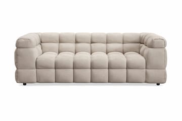 Elise Bubblig Soffgrupp 3-sits Soffa + Fåtölj - Beige - Möbler - Soffa - Soffgrupp