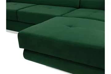 Gabina Soffa med Divan och Schäslong 4-sits - Brun - Möbler - Soffa - Skinnsoffor