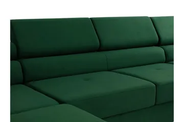 Gabina Soffa med Divan och Schäslong 4-sits - Brun - Möbler - Soffa - Skinnsoffor