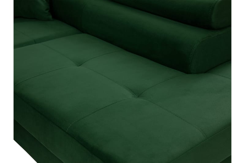 Gabina Soffa med Schäslong 3-sits - Grön - Möbler - Soffa - Bäddsoffa