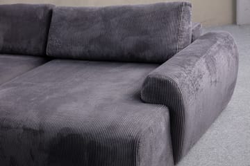 Gaudir 4-sits Soffa med Divan - Antracit - Möbler - Soffa - U-soffa