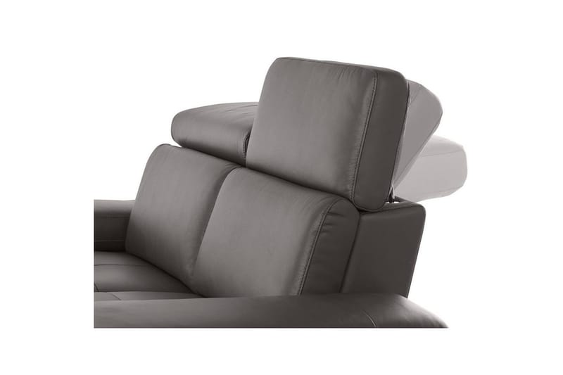 Hörnsoffa 3-sits Rayland Brun, PU, Vänster Elektrisk Fåtölj - Brun, PU, Vänster Elektrisk Fåtölj - Möbler - Soffa - Skinnsoffor