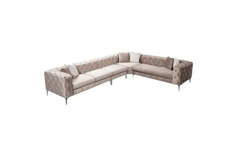 Hörnsoffa Beachport Beige, Beige