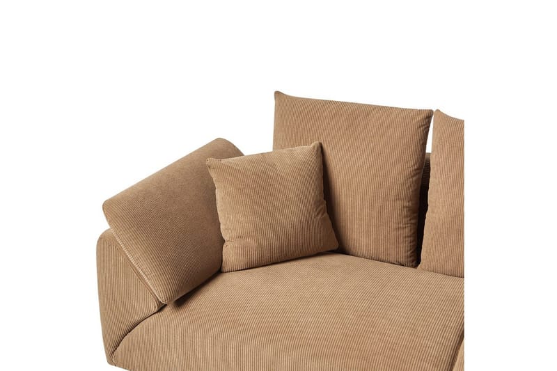 Hörnsoffa Lunner Brun, Svart - Brun, Svart - Möbler - Soffa - Soffgrupp