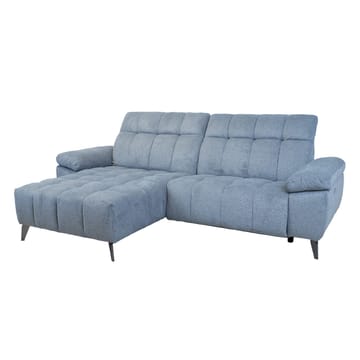 Hörnsoffa Luzern elektrisk recliner Vänsterhörn - blågrå - Möbler - Soffa - Biosoffa & reclinersoffa