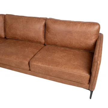Hörnsoffa Sofia Brun Vänsterhörn - brun - Möbler - Soffa - Hörnsoffa