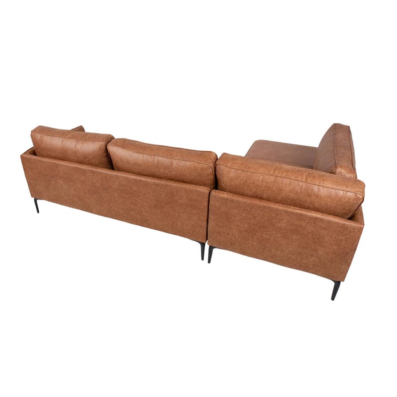 Hörnsoffa Sofia Brun Vänsterhörn - brun - Möbler - Soffa - Hörnsoffa