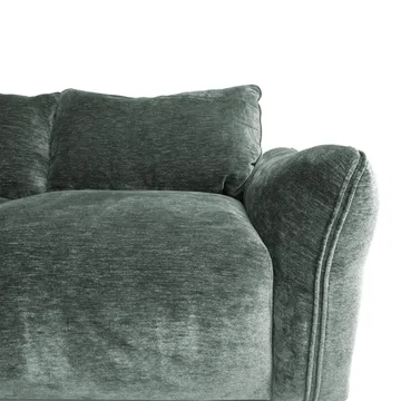 Hörnsoffa/ottoman Denvi - mintgrön - Möbler - Soffa - Hörnsoffa