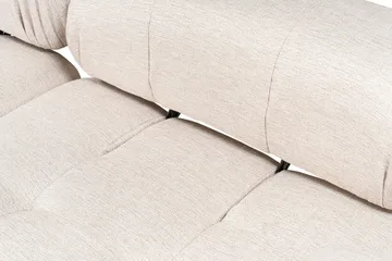 Belgin Bubblig Hörnsoffa 3-sits med utfällbara armstöd och ryggstöd - Ljusbrun - Möbler - Soffa - Modulsoffor - Komplett modulsoffa