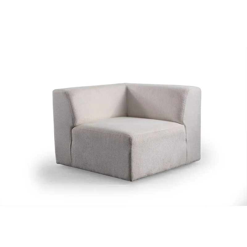 Branorin 6-sits Hörnsoffa med Divan - Krämvit - Möbler - Soffa - Hörnsoffa