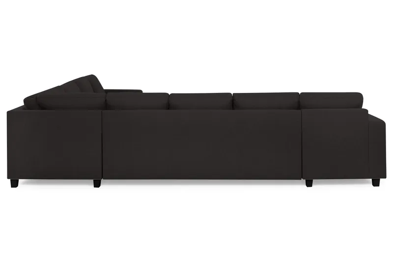 Crazy 7-sits Vändbar U-formad XX-Large Hörnsoffa med divan i Tyg - Antracit - Möbler - Soffa - Hörnsoffa - Hörnsoffa med divan