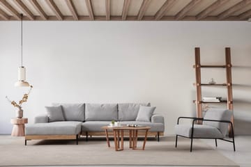 Eti Hörnsoffa 3-sits - Grå - Möbler - Soffa - Divansoffor & schäslongsoffa - 4 sits soffa med divan