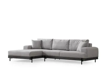 Eti Hörnsoffa 3-sits - Grå - Möbler - Soffa - Divansoffor & schäslongsoffa - 4 sits soffa med divan