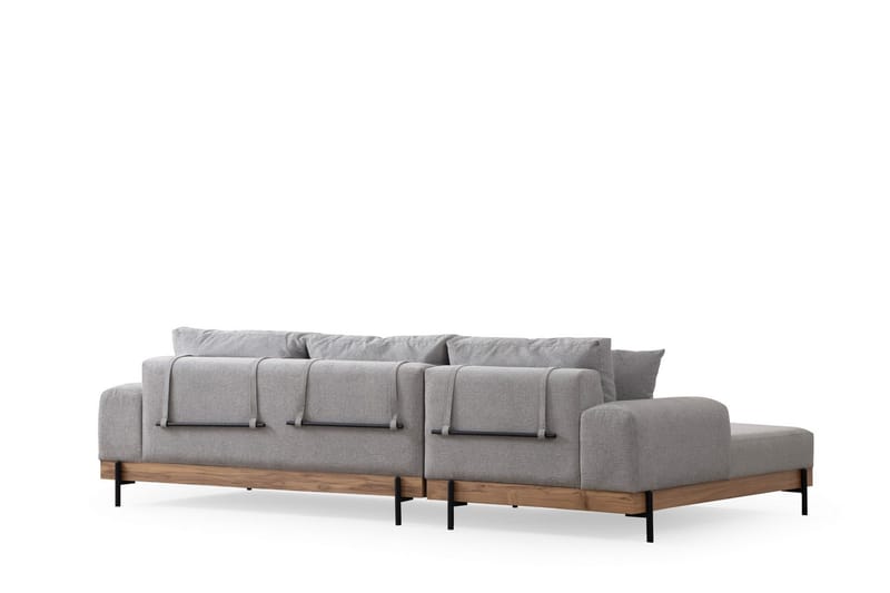 Eti Hörnsoffa 3-sits - Grå - Möbler - Soffa - Divansoffor & schäslongsoffa - 4 sits soffa med divan