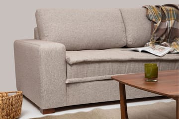 Gladfield Divansoffa 3-sits - Beige - Möbler - Soffa - Divansoffor & schäslongsoffa - 3 sits soffa med divan