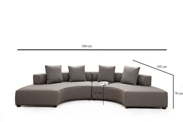 Lasalle Soffa 4-sits - Grå - Möbler - Soffa - 4 sits soffa