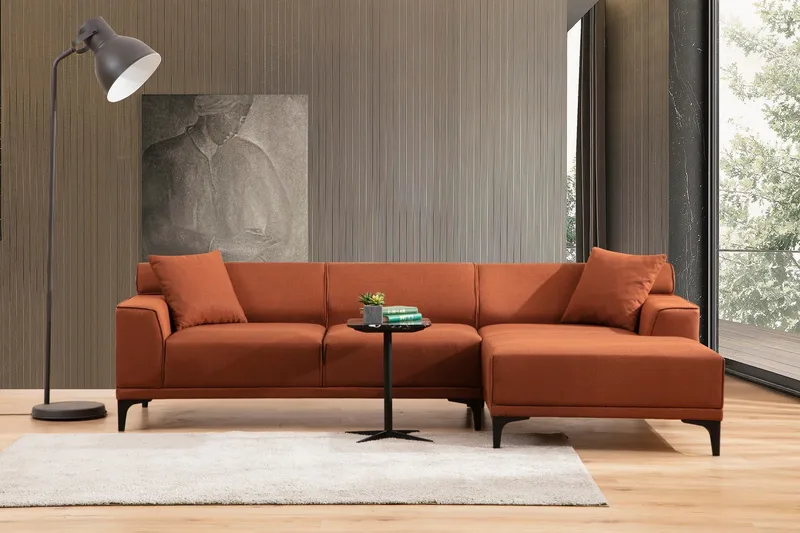 Mississauga Divansoffa 3-sits, Orange