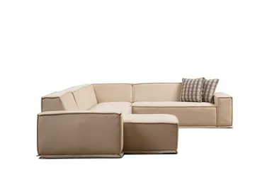 Nightcap Hörnsoffa m. Divan 5-sits - Beige - Möbler - Soffa - Modulsoffor - Komplett modulsoffa