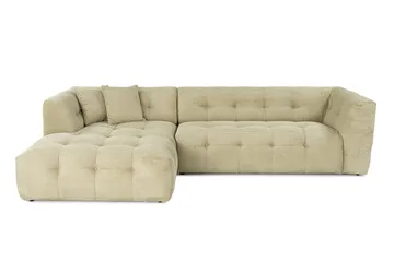 Octavian Hörnsoffa 3-sits - Green - Möbler - Soffa - Modulsoffor - Komplett modulsoffa