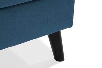Trend 5-sits Vänstervänd U-formad Hörnsoffa med divan i Sammet - Blå - Möbler - Soffa - Hörnsoffa - Hörnsoffa med divan