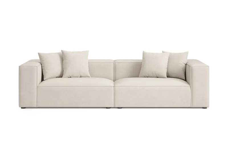 Havana 3-sits Låg Soffa, Beige