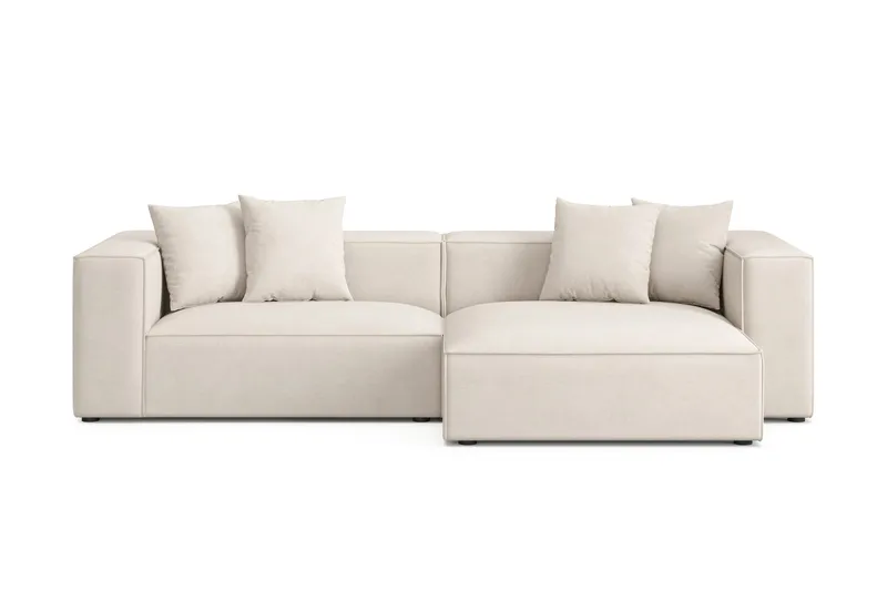 Havana 3-sits Låg Soffa med vändbar divan, Beige
