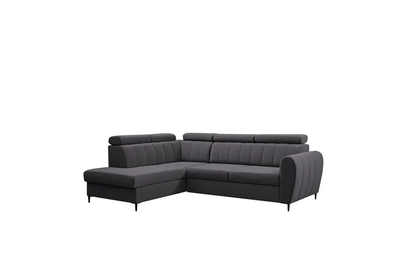 Hoffman Soffa med Schäslong 3-sits, Grå
