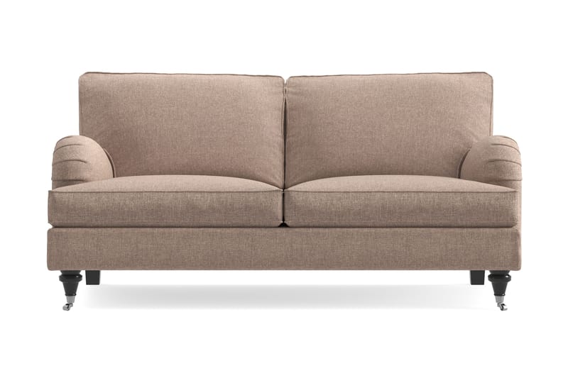 Howard Classic 2-sits Tygsoffa, Mörkbeige