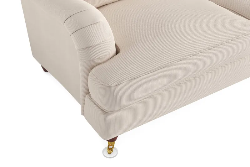 Howard Lyx 2-sits Manchestersoffa - Beige - Möbler - Soffa - Howardsoffor