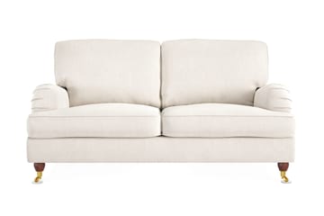 Howard Lyx 2-sits Sammetssoffa - Krämvit - Möbler - Soffa - Howardsoffor